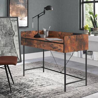 Wayfair writing online desk with drawers